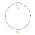 Kenzlie Retro Beaded Apatite Necklace - Natural Stone Necklace 5 [2XV3OTAY]