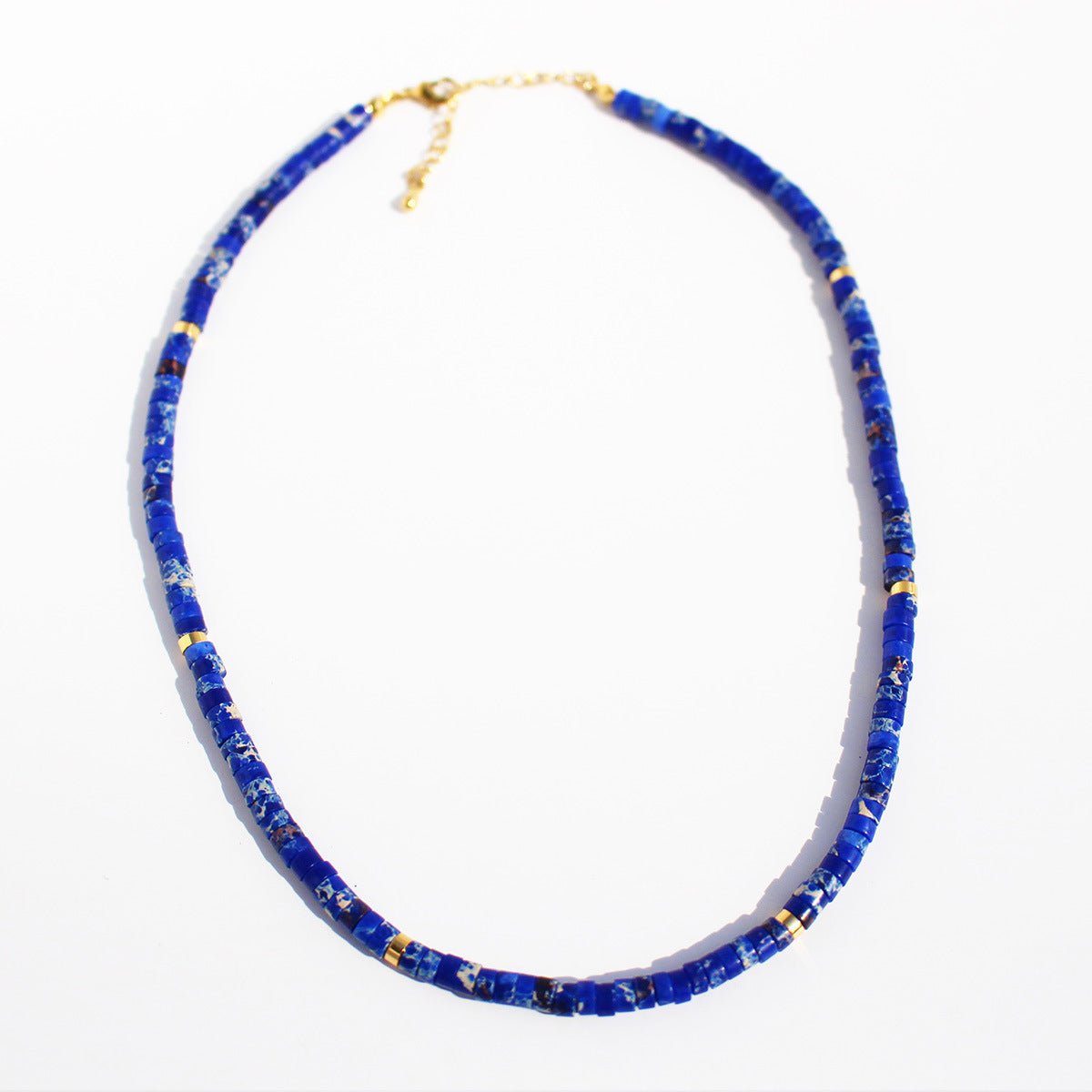 Nubia Stone Beaded Necklace - Lapis Lazuli [GG9PL4X5]