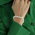 Ronni Beaded Shell Bracelet - SL07 White [KQT50BCP]