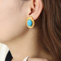 Lindley Textured Disc Earrings - Style 1 [PPZEOYX6]