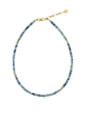 Kenzlie Retro Beaded Apatite Necklace - Blue Aventurine Necklace [LVE6SS37]