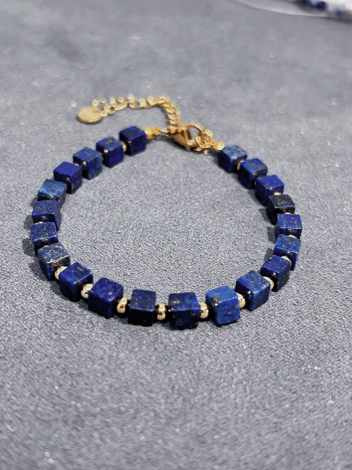 Gabriella Lapis Beaded Necklace - Lapis Lazuli Bracelet [MZ0TOKDB]