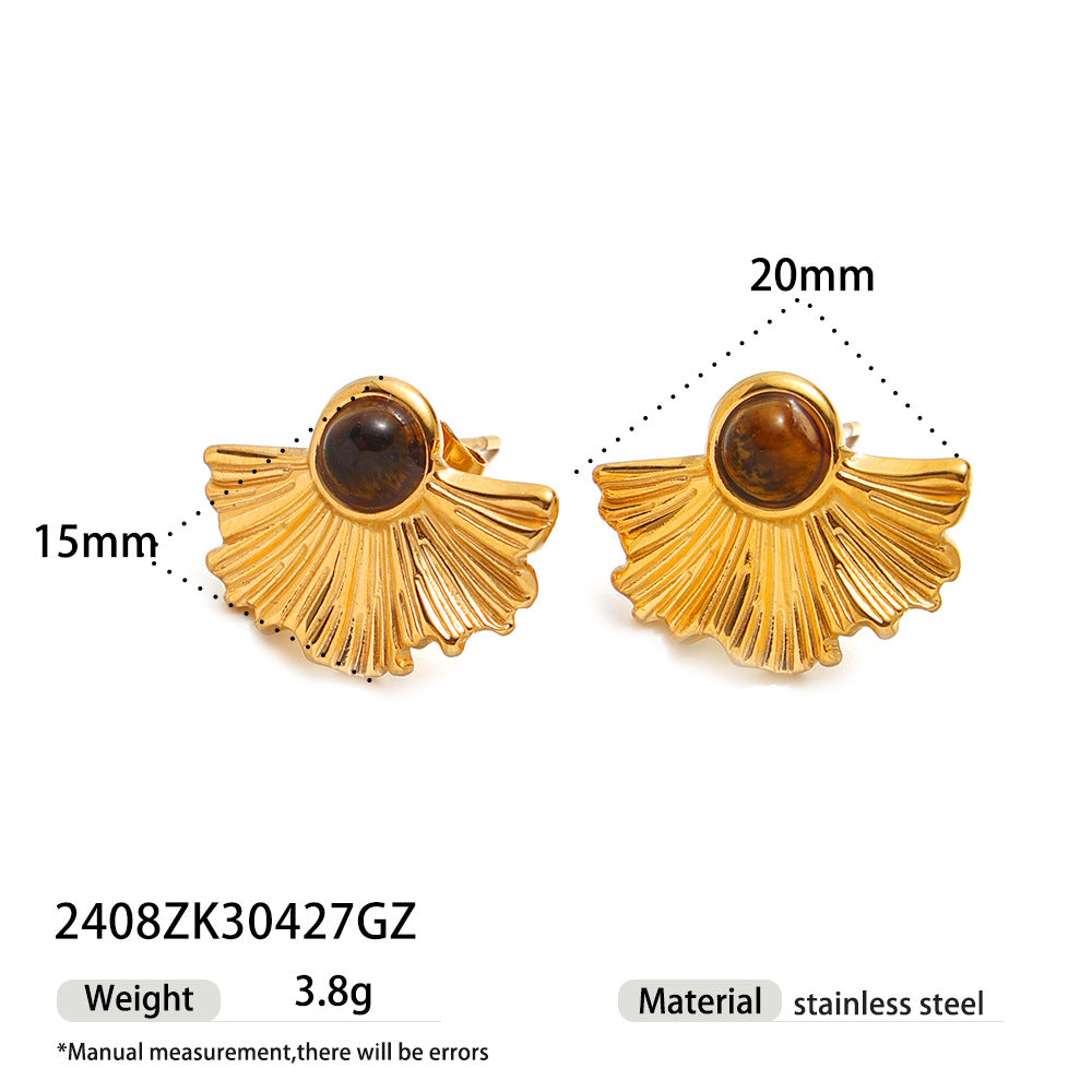 Christine Natural Stone Jewelry Set - Style 6 [KO5VT2B1]