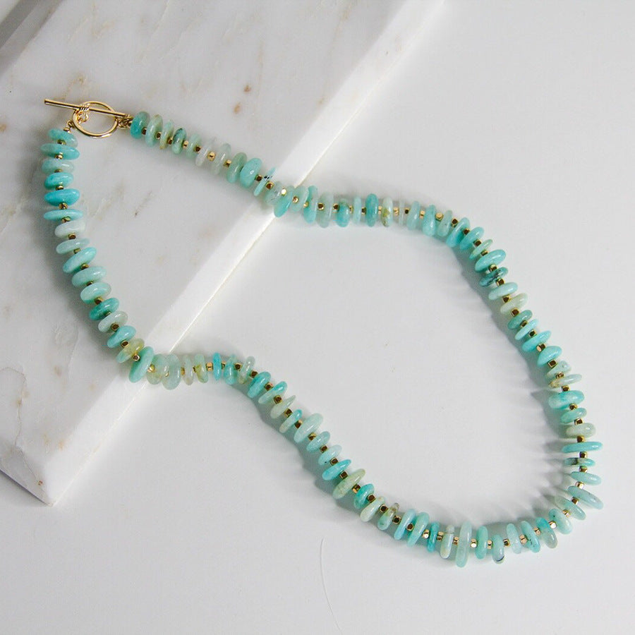 Aine Irregular Beaded Necklace - Necklace (43cm) [61W6FTJR]