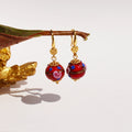 Meadow Glazed Floral Drop Earrings - Style 1 [G0YSNZCN]