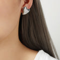 Ziah Chunky Oval Hoops - Small Steel Hoops [78R7KUIJ]