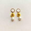 Coralyn Colorful Pearl Bloom Earrings - Style A [8IE2EMGO]