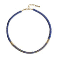 Kenzlie Retro Beaded Apatite Necklace - Lapis Lazuli Necklace 2 [3SPCHL3Q]