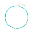 Kenzlie Retro Beaded Apatite Necklace - Natural Stone Necklace 4 [3TEV1YQE]