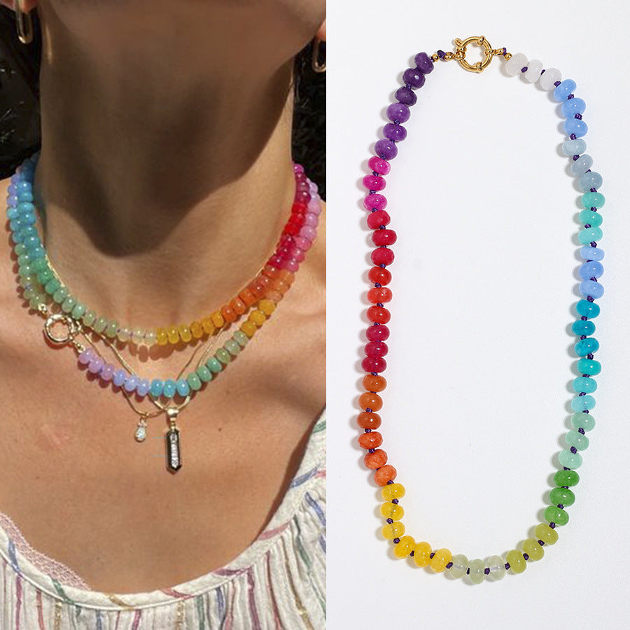 Kaley Candy Bead Necklace - Necklace 5 (43cm) [GXV7YM0B]