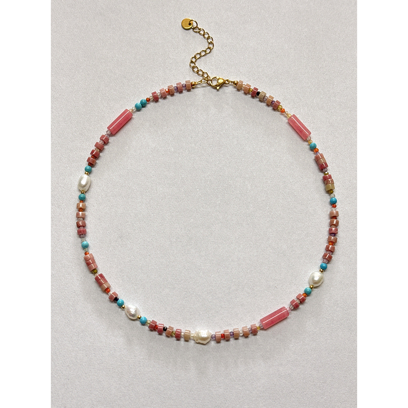 Ellie Stone Pearl Necklace - Necklace (38+5cm) [I6DUZCJ7]