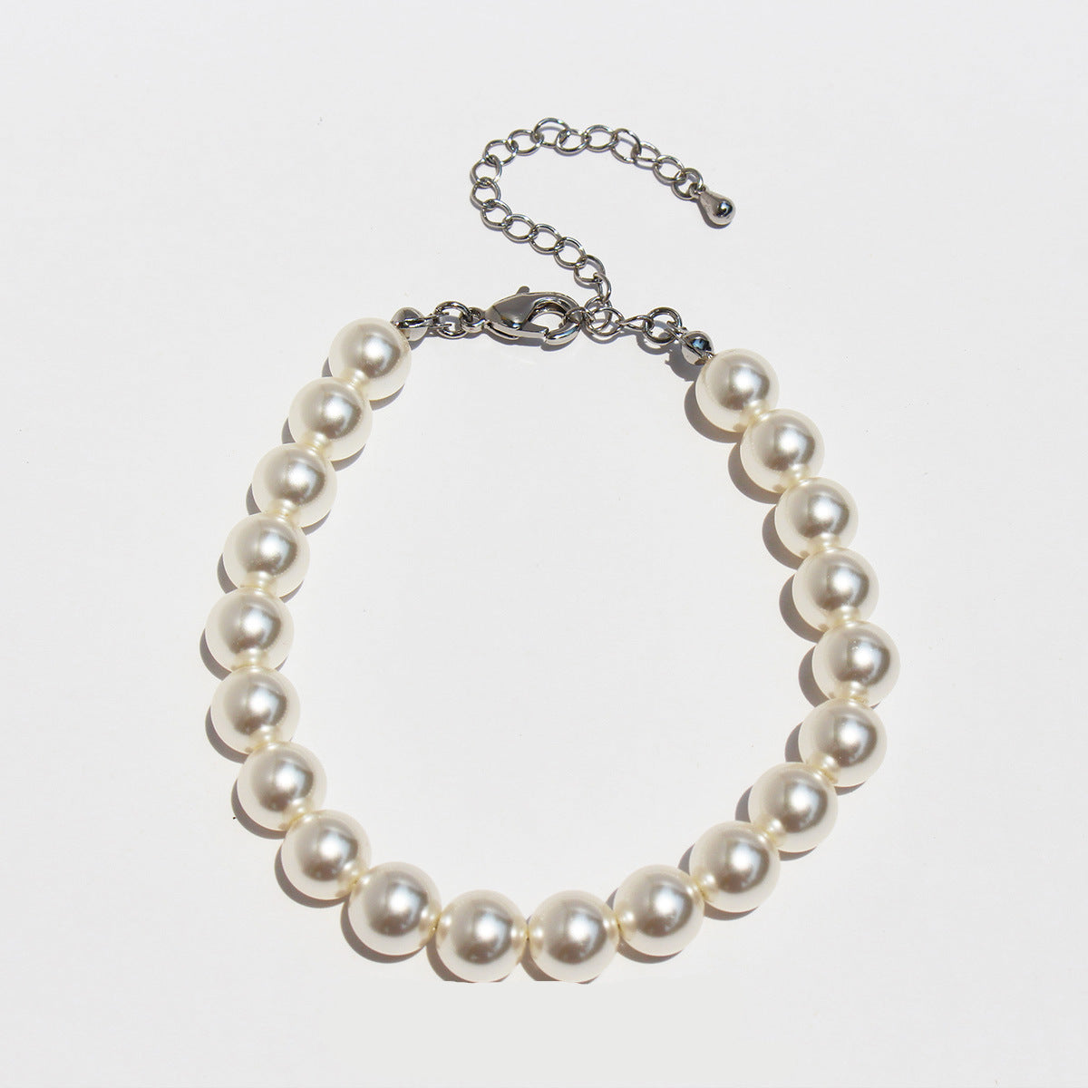 Azure French Pearl Jewelry Set - 8mm Bracelet [NVN0E6OP]