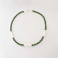 Audrey Asymmetrical Pearl Clavicle Chain - Necklace 43cm [W2IMB35J]