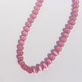 Keyara Cat's Eye Zircon Necklace Set - Pink Necklace [0CK3E13L]