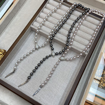 Risa Freshwater Pearl Snake Necklace