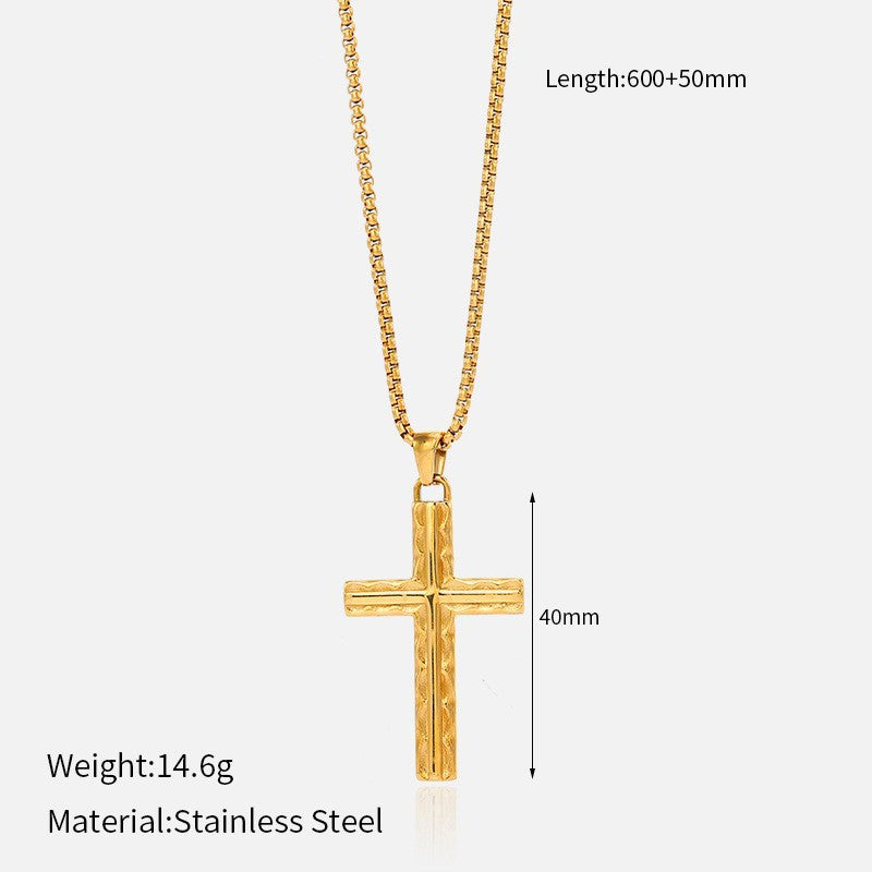 Eve Retro Cross Necklace - Style 17 [SMH2NDOR]