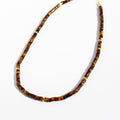 Nubia Stone Beaded Necklace - Tiger Eye Stone [B6755TC8]