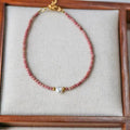 Abrielle Pearl Turquoise Bracelet - Rhodochrosite Style [PRGYLPPG]