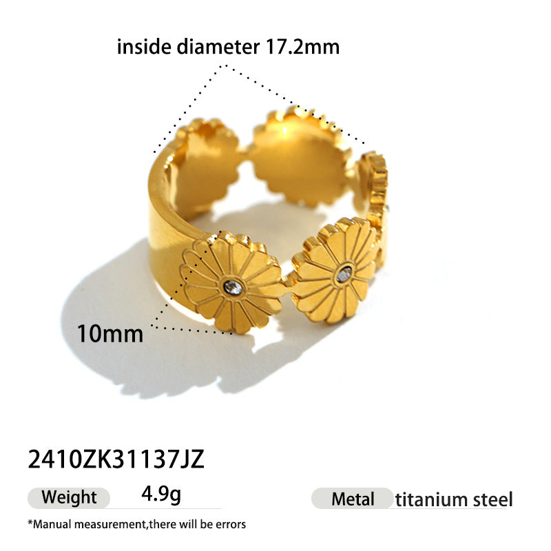 Khelani Pave Gold Zircon Ring - Style 6 [JIWSG81U]