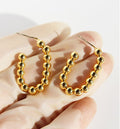 Emilly Bamboo U-Shaped Earrings - Style 2 [UO1W11E9]