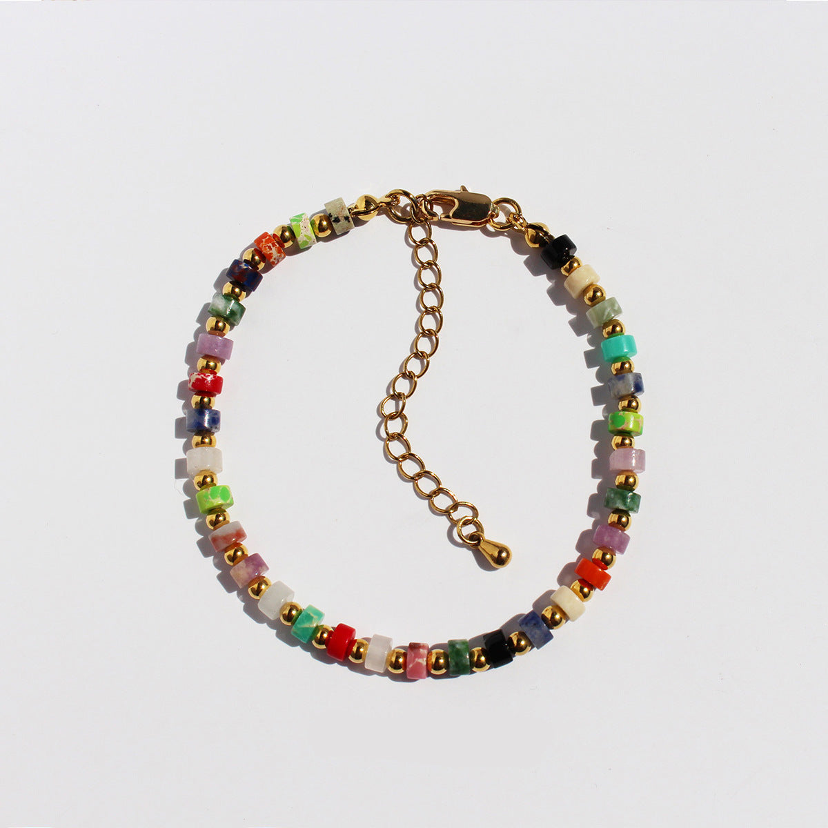 Karyn Colorful Stone Jewelry Set - Colorful Bracelet [6QFCFDK6]