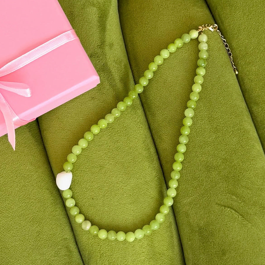 Elia Natural Stone Choker Necklace [2JK9KW8S]