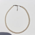 Azure French Pearl Jewelry Set - 6mm Necklace [JYWXSCSV]