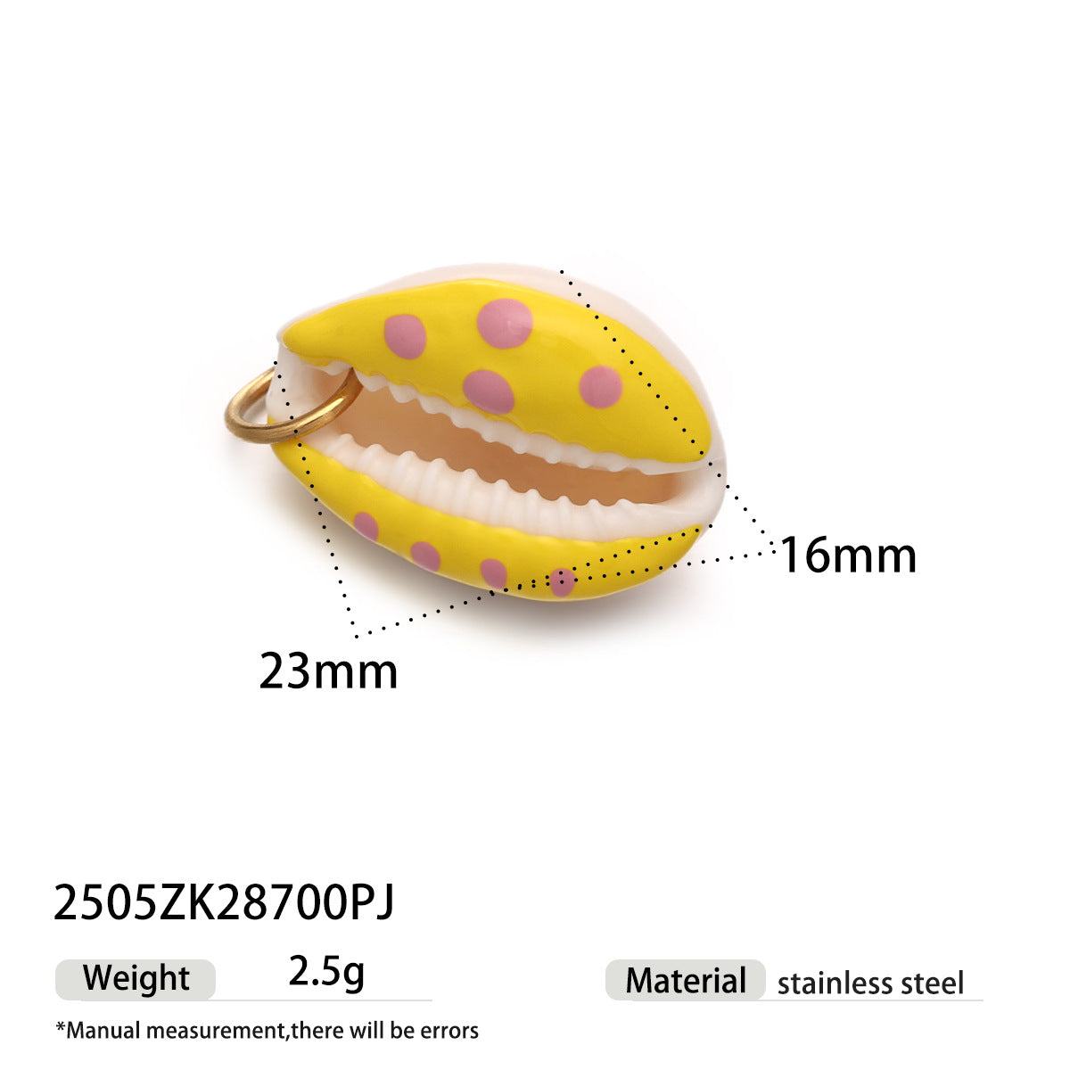 Kianna Playful Shell Eye Charm - Style 7 [R00Z7C9F]