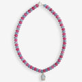Pessy Colorful Natural Stone Necklace - Style A1 (43cm) [YBLAJ6I8]