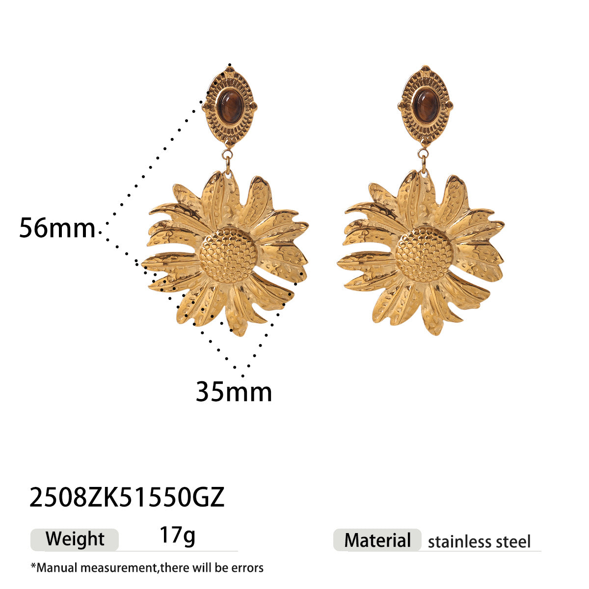 Zuleyma Acrylic Flower Necklace - Style 2 [I20FS872]