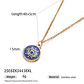 Everley Evil Eye Layered Necklace - Style 1 [VOQG751F]