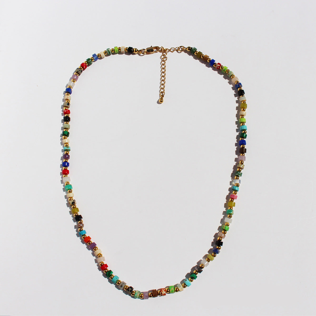 Karyn Colorful Stone Jewelry Set - Colorful Necklace [XBD2JBWA]