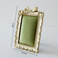 Jayla Velvet Display Frame - Bow Jewelry Frame - Fruit Green Velvet [K2GPITFA]