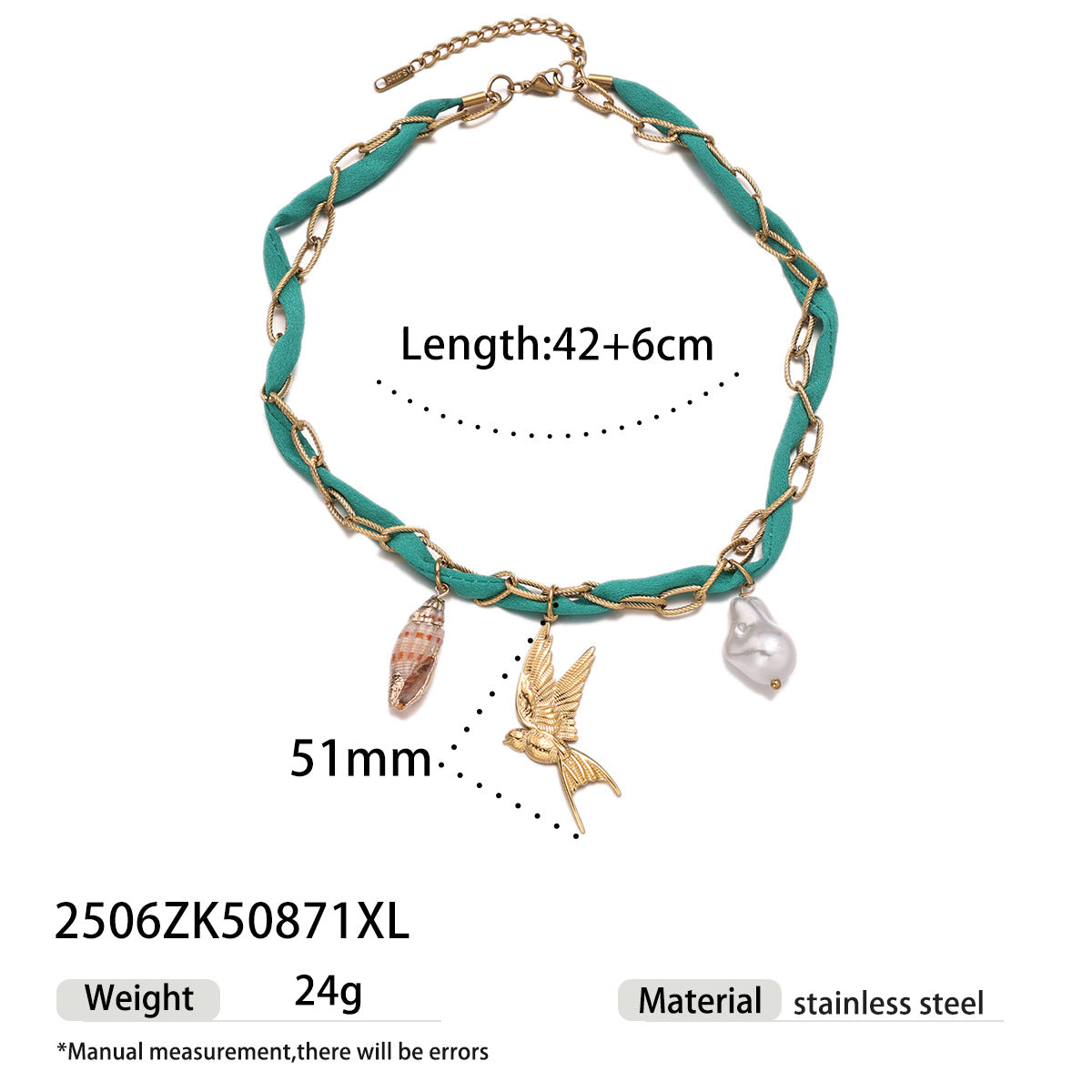 Charlette Delicate Celestial Necklace - Style 5 [INGTM6C6]