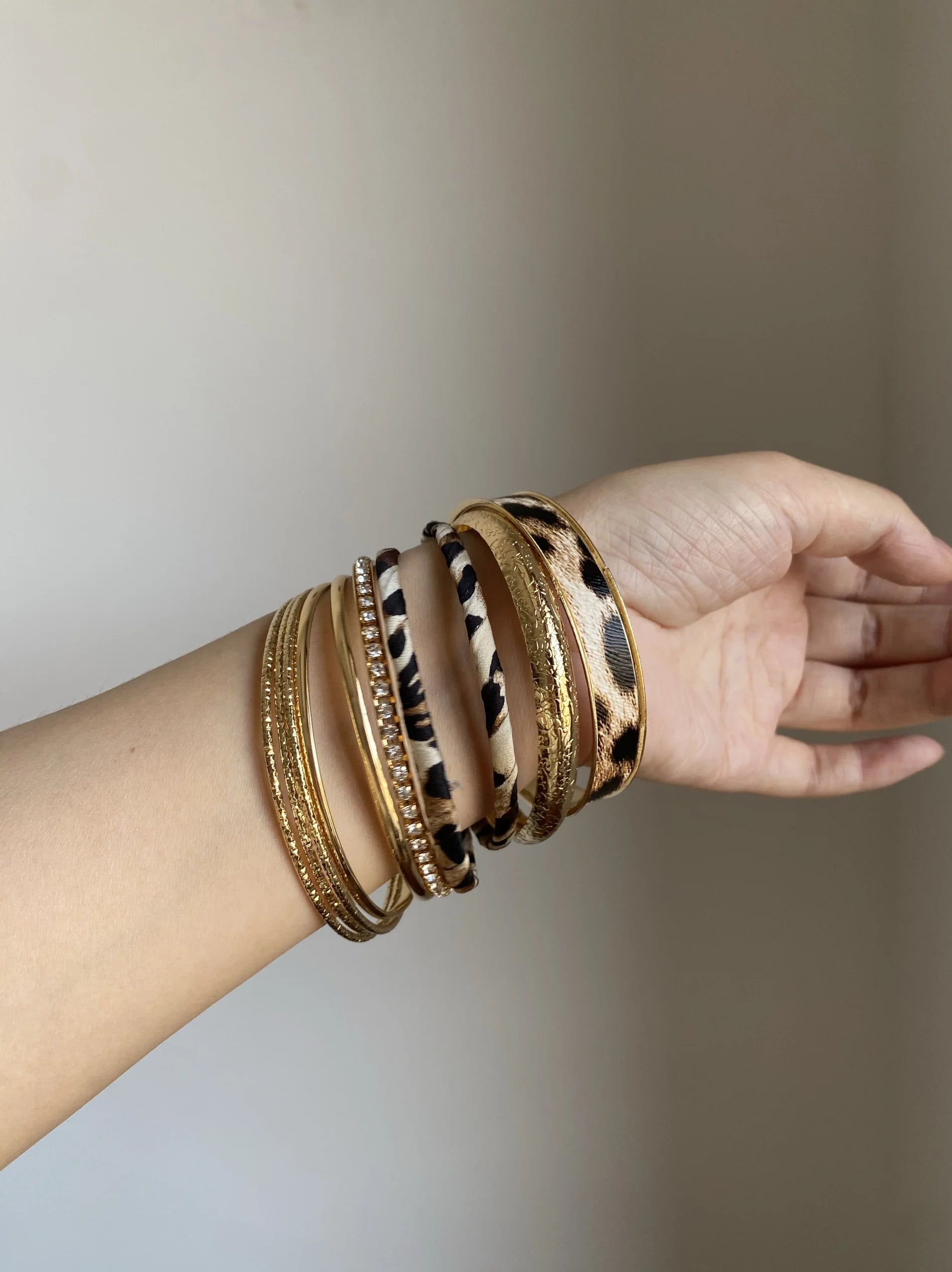 Leopard Print Multi-Layer Bracelet [FBG70NJV]