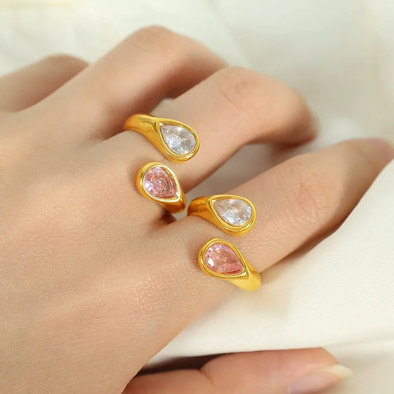 Aislin Teardrop Duo Ring