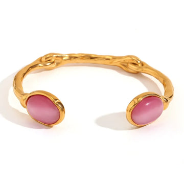 Khamari Oval Opalite Cuff Bracelet