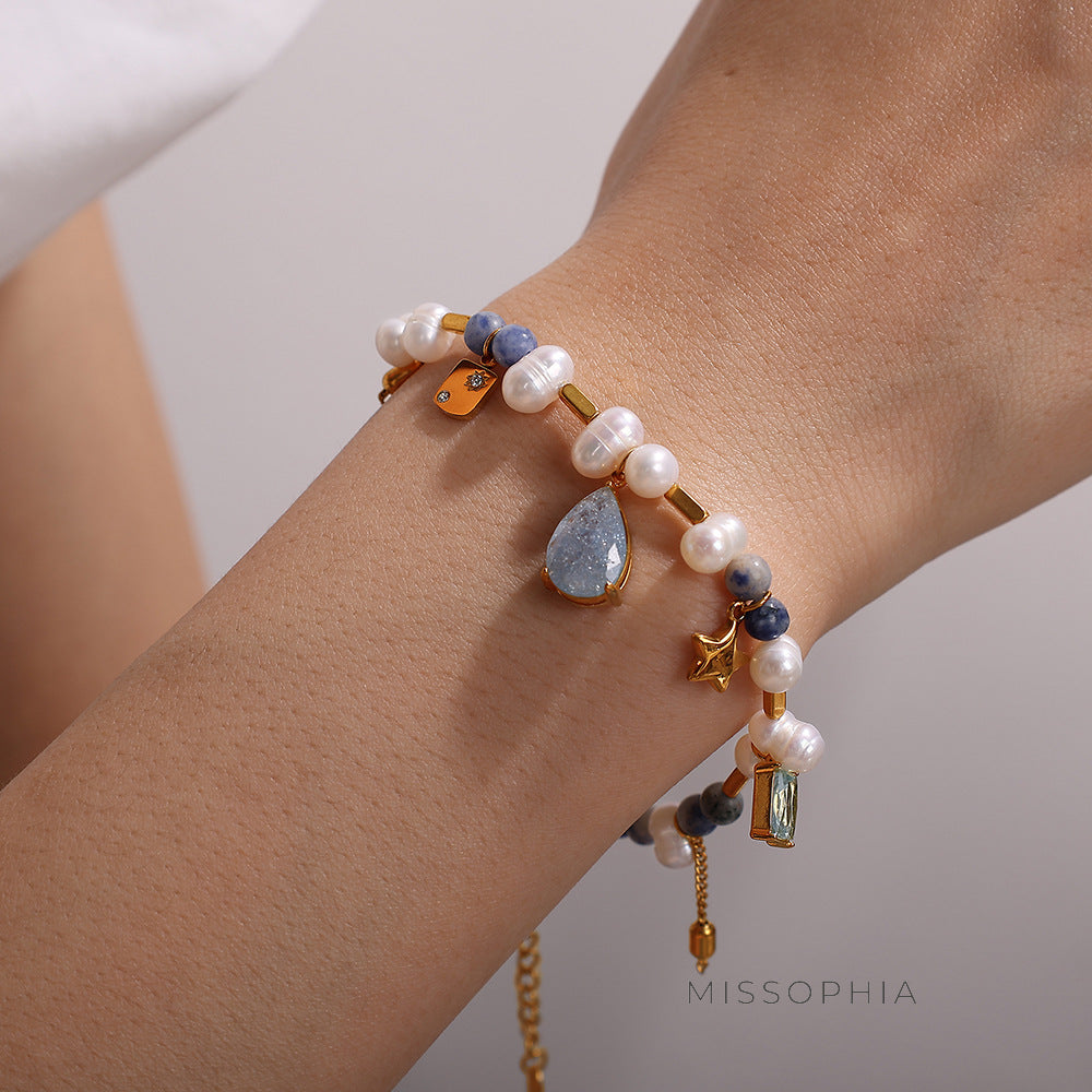 Aaralyn Star Pearl Necklace [E2CZ99LG]