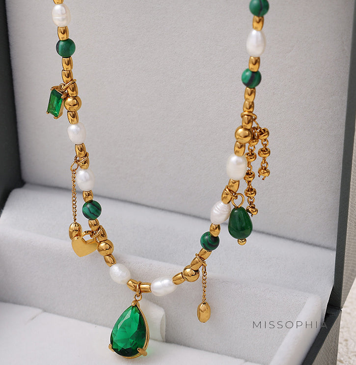 Aaralyn Star Pearl Necklace [VG3JZRMQ]