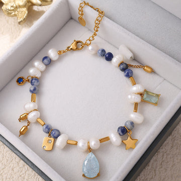 Aaralyn Star Pearl Necklace [WMG9PH28]