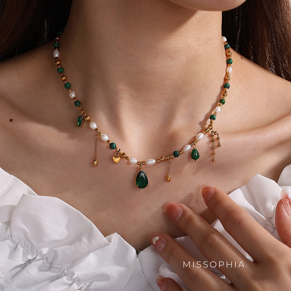 Aaralyn Star Pearl Necklace [EUUDMFOA]