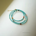 Abrielle Pearl Turquoise Bracelet [WKFLET31]