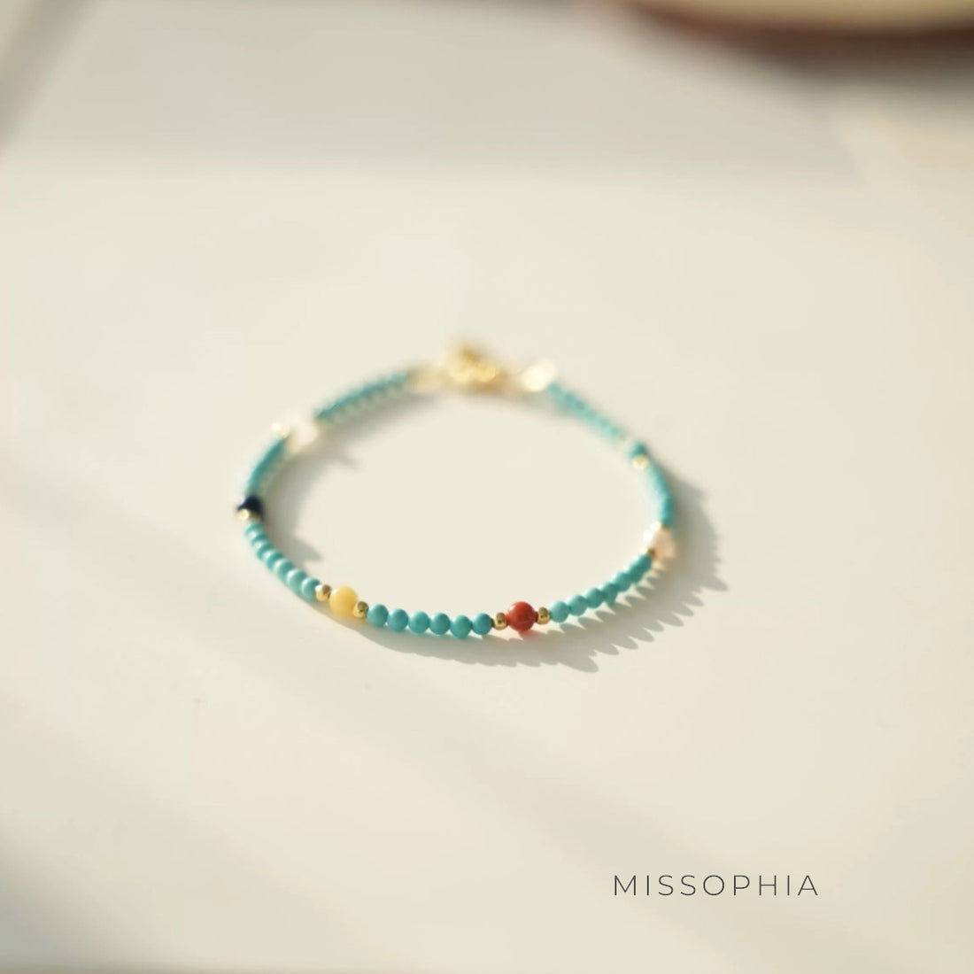 Abrielle Pearl Turquoise Bracelet [1932HR9Y]