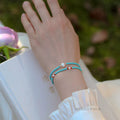 Abrielle Pearl Turquoise Bracelet [X05ZSD4A]