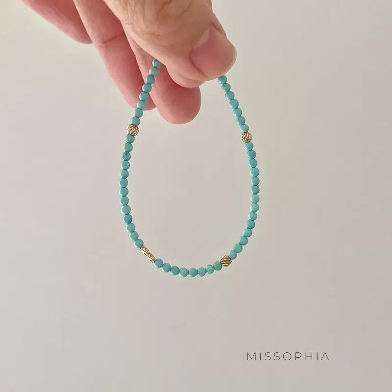 Abrielle Pearl Turquoise Bracelet [UI5N6HJQ]