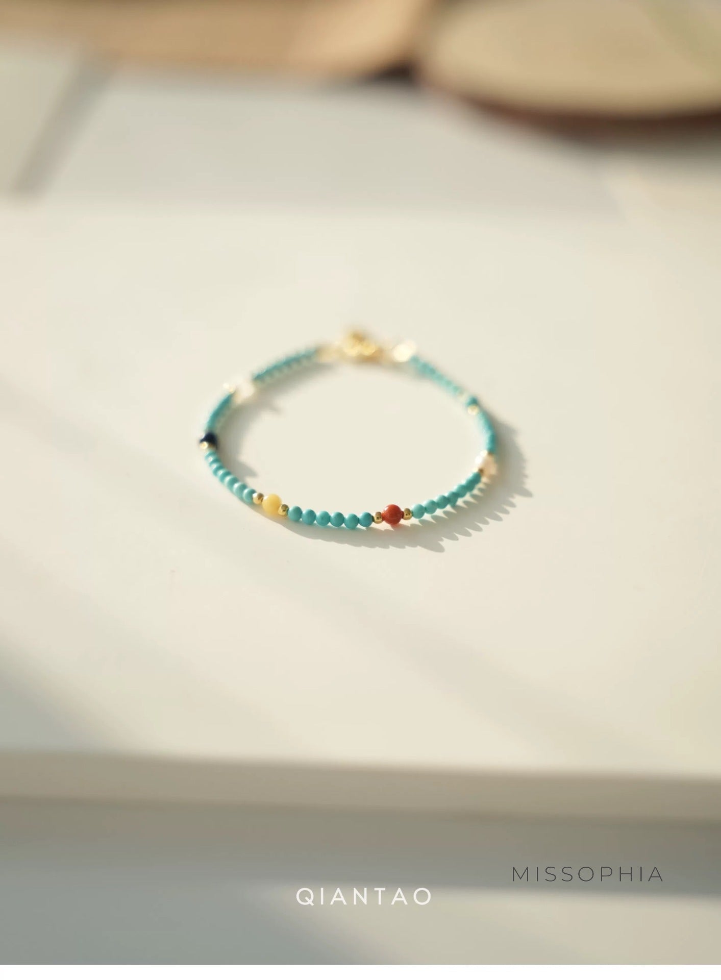 Abrielle Pearl Turquoise Bracelet [N9FDKC4K]