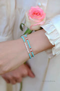 Abrielle Pearl Turquoise Bracelet [YE8CWN0O]