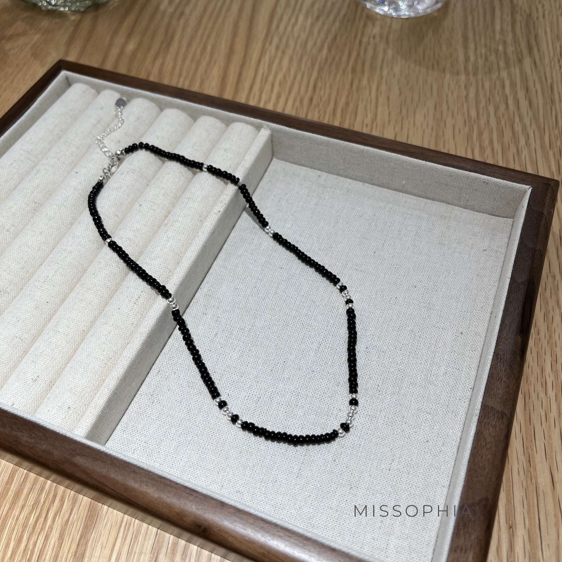 Acadia Black Agate Necklace [AA6V8TTY]