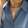 Acadia Black Agate Necklace [5IU7YWMN]