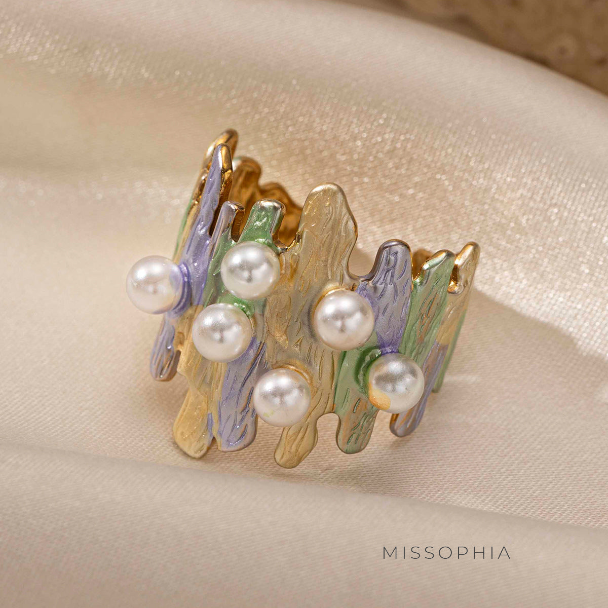 Adaly Ocean Bloom Jewelry Set [XDUG1DRM]